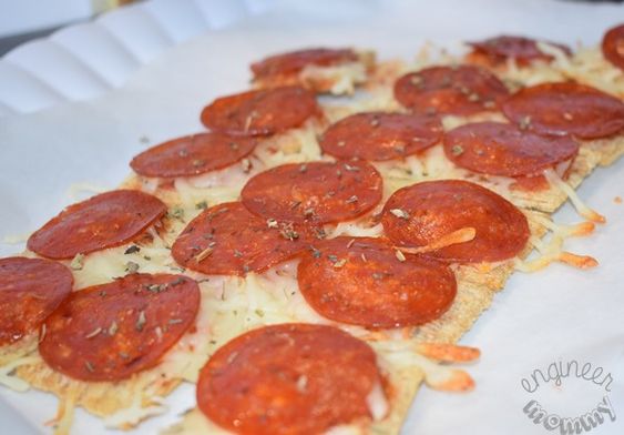 Pepperoni pizza Trisket tray