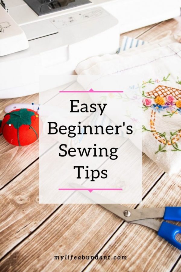 sewing tips for beginners