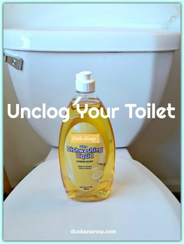 Super easy way to unclog your toilet #tips