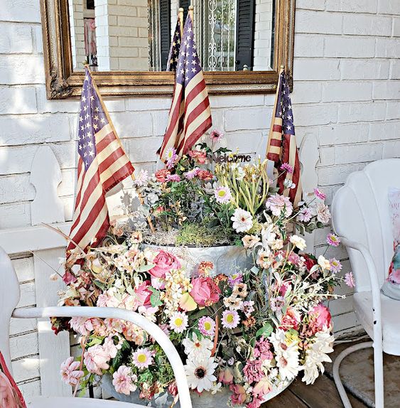 Patriotic Front Porch