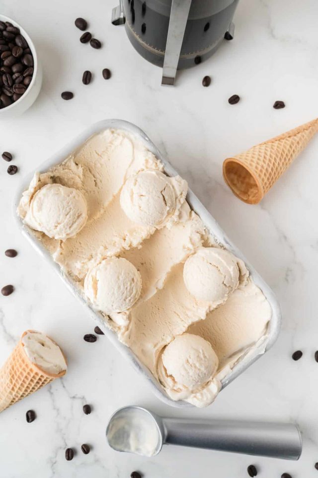 no churn coffee ice cream